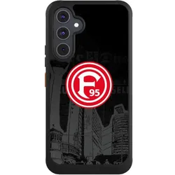 Nivocase Hülle für Samsung Galaxy A54 5G Handyhülle NIVOcore Case Schwarz Fortuna Düsseldorf Logo (Samsung Galaxy A54 5G), Smartphone Hülle, Schwarz