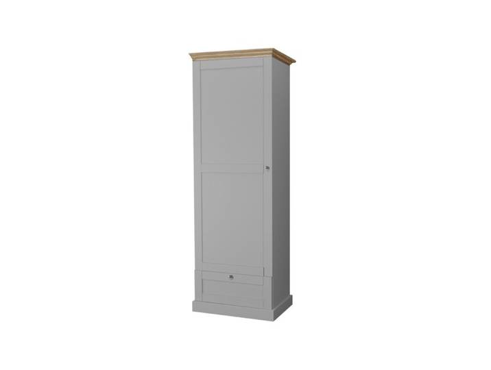 Binz - Armoire Avec 1 Porte En Gris / Chêne