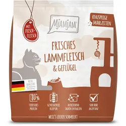 Mjamjam Frisches Lamm & Geflügel Katzentrockenfutter Lamm & Geflügel