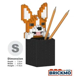 JEKCA Bricks Welsh Corgi Pencil Cup 01S ST01DPC08