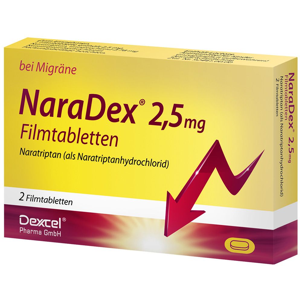 Naradex 2,5 mg Filmtabletten 2 St