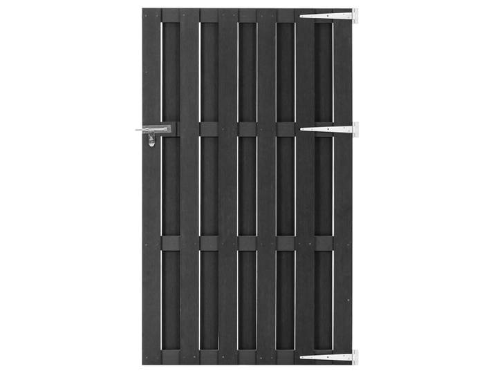 vidaXL Gartentor WPC 100x180 cm Grau