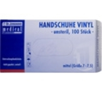 Dr. Junghans Medical GmbH HANDSCHUHE Einmal Vinyl mittel 100 St 04444449