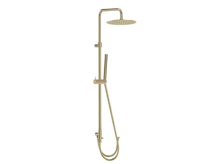Essebagno Luisa II colonne de douche or brossé sans mitigeur