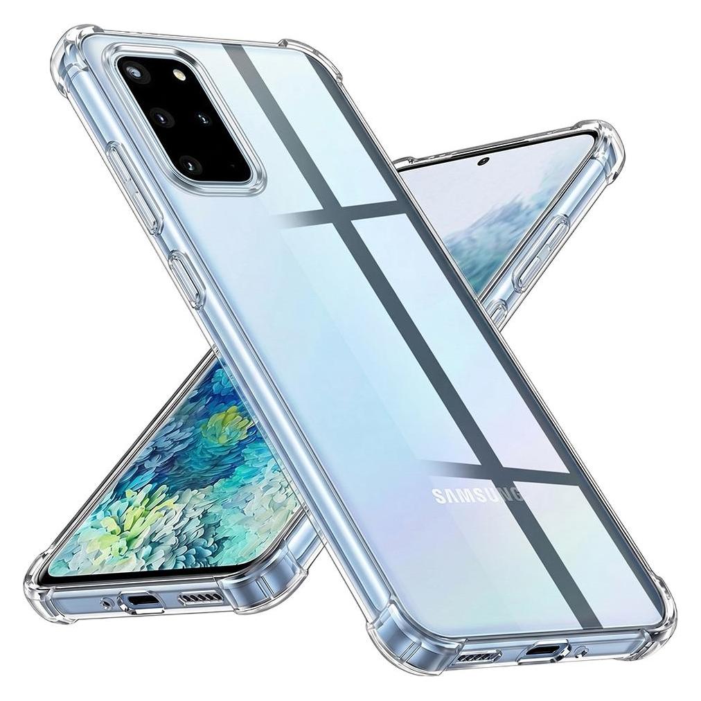 Techsuit - Shockproof Clear Silicone - Samsung Galaxy S20 Plus 4G / S20 Plus 5G - Clear (Samsung Galaxy S20 5G) (56344880)