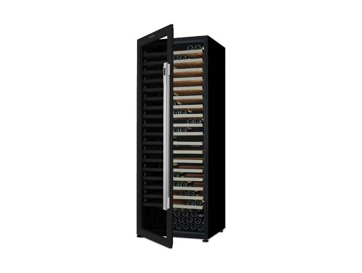 TRISA Weinkühlschrank 642l , Energieeffizienz: G, schwarz, B:71cm H:200cm T:75cm, Weinkühlschränke, Holzart: Buche (Rumänien), Weinkühlschrank