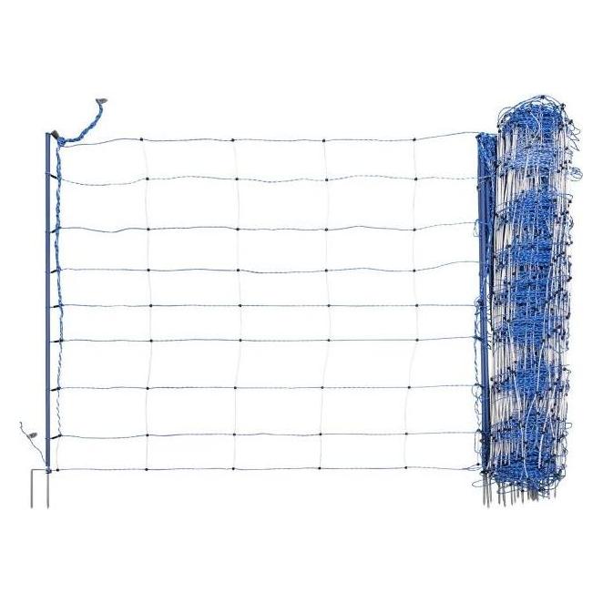 Kerbl TitanNet Premium, braided, 50m blau/weiss, 122cm, Einzelspitz (27840)