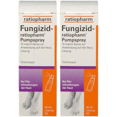 FUNGIZID-ratiopharm Pumpspray 2x 2x40 ml Spray
