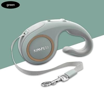 Inspired Living PawGlide Retractable Dog Leash For Small & Medium Dogs green 5m