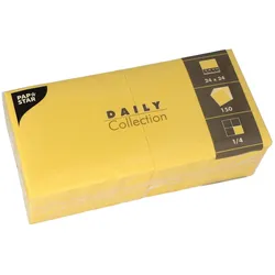 PAPSTAR Servietten 24,0 x 24,0 cm 2-lagig gelb