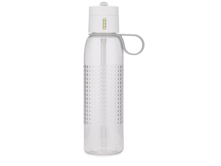 Joseph Joseph Trinkflasche Dot H 27.4 cm weiss, transparent Tritan 0.75 l Spülmaschinenfest/BPA frei