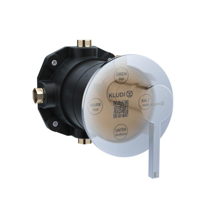 Kludi Einbaukörper 88022 DN 20, Unterputz, ohne Funktionseinheit, Wandeinbau