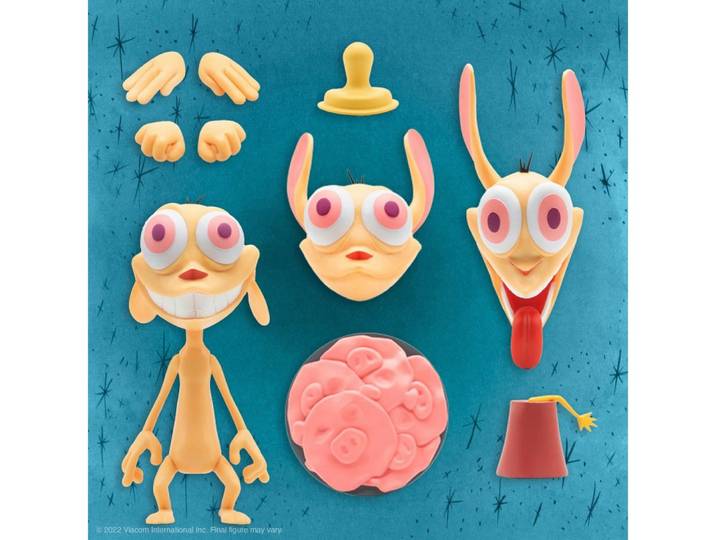 Super7 Actionfigur Ren and Stimpy Ultimates Ren 7 Inch Actionfigur