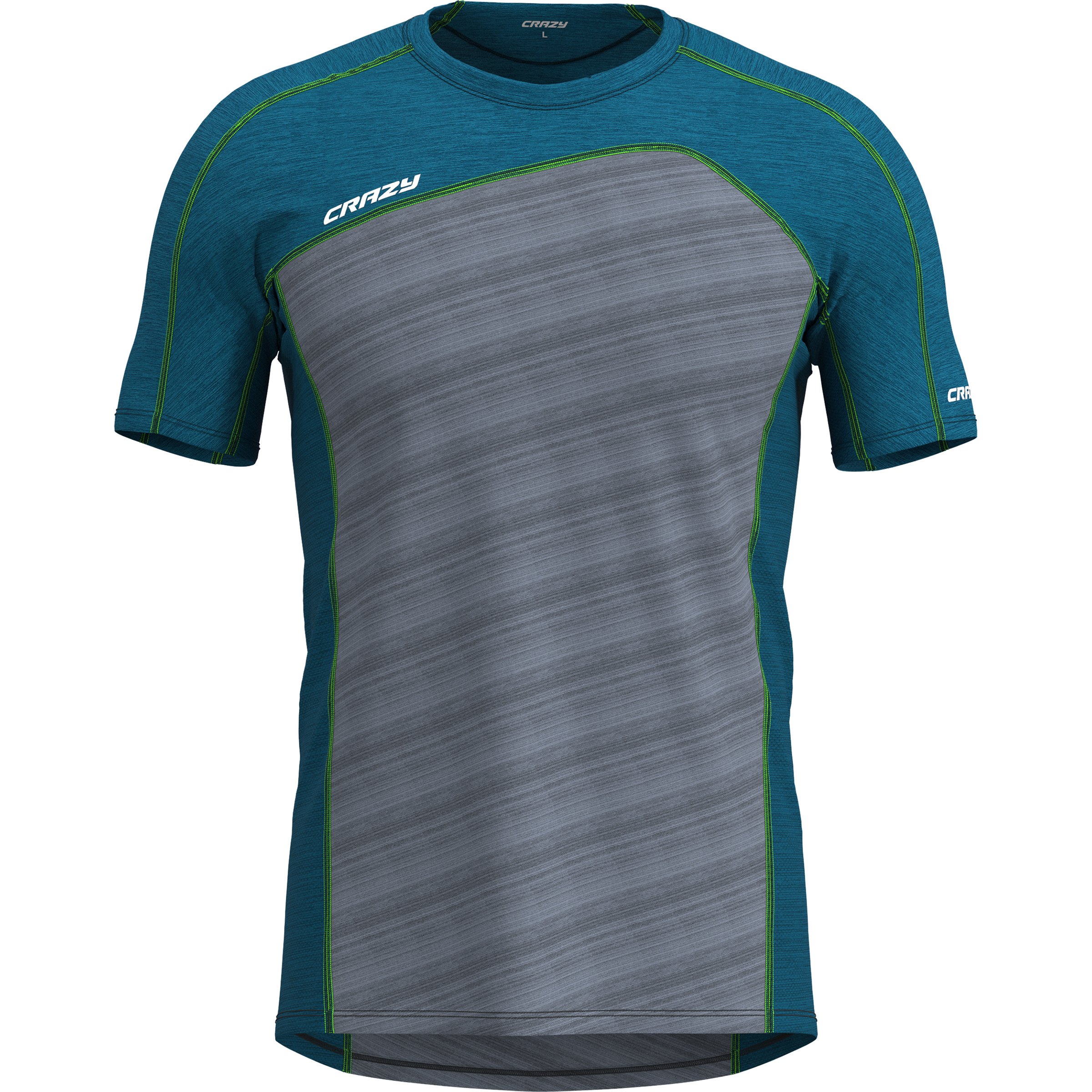 Crazy Resolution Herren T-Shirts blau Größe S Bergsteigen | Alpinklettern Schnell trocknend