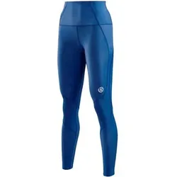 SKINS Lauftights S3 Skyscraper, Größe XS in Blau Blau