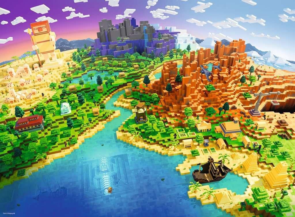 Ravensburger Minecraft Puzzel, 500 stukjes