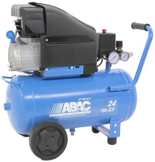 ABAC POLE POSITION PRO L25P - Compresseur d'air électrique monophasé - Moteur 2,5 CV - 24 L