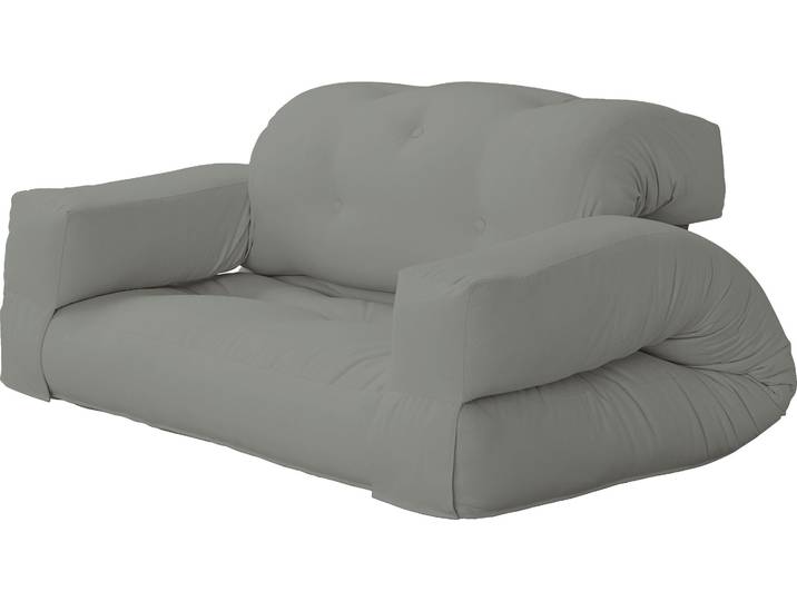 Schlafsofa KARUP DESIGN Hippo - bequemer & hochwertiger Futonsessel mit Schlaffunktion , grau, B:140cm, Sofas, Schlafsofa