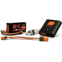 Spektrum Smart G2 Powerstage Air Bundle: 3S 850mAh LiPo Battery / S120 Charger (850 mAh, 11.10 V)