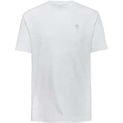 Kleinigkeit Big Palms T-Shirt Herren | Gr. XXL | weiß - weiß