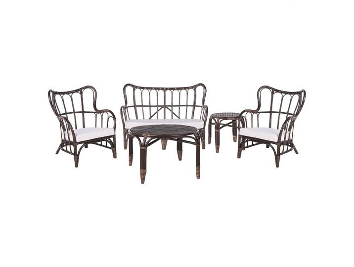 GARTENMÖBEL-SET 4-sitzer Rattan Braun Brindisi