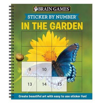 Brain Games - Sticker by Number: In the Garden (Easy - Square Stickers), Taschenbuch von Publications International Ltd,New Seasons,Brain Games,