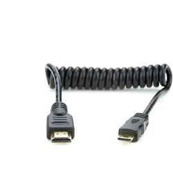 Atomos mini HDMI (Typ C) — HDMI (Typ A) (0.65 m), Videokabel, Schwarz