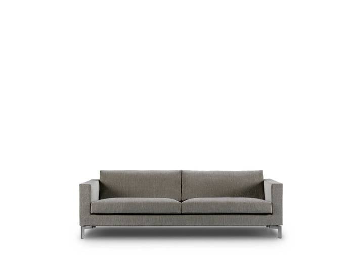 Eilersen Zenith Sofa 3-Sitzer, bakar 01 braunbeige-Stahl-220 cm