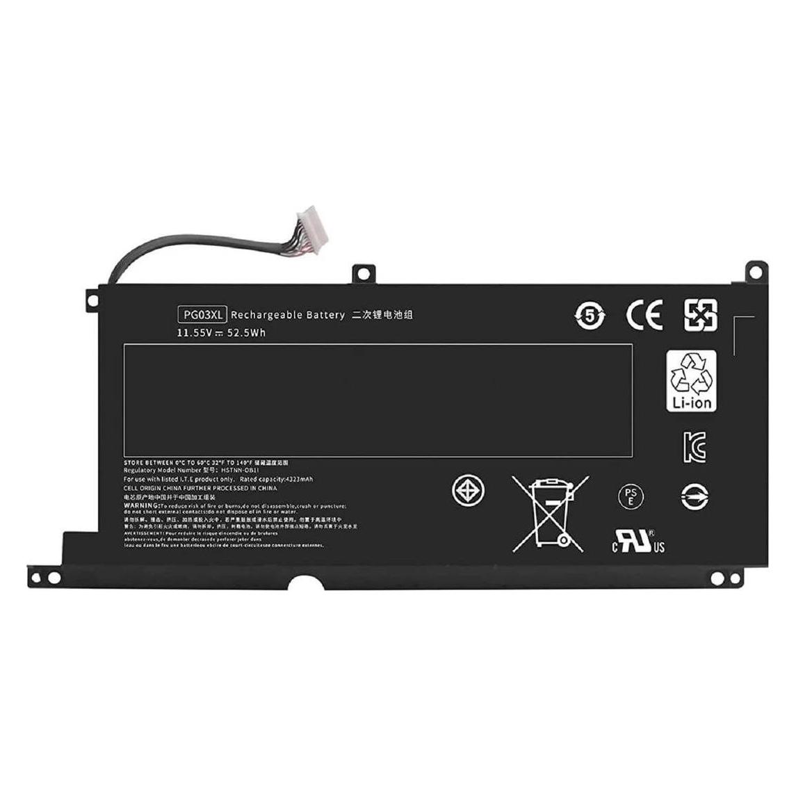 HP COSLIGHT606072 4.55Ah (4550 mAh) (L48430-2C2)