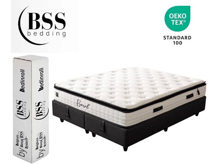 Taschenfederkernmatratze, 7-Zonen Federkernmatratze, Höhe 33 cm, H3, Topper, Pointhome, (90x200 cm, Hyper & Extra Komfort Schaum, Komfortschicht), Topper Integriert Bett, Atmungsaktiv Matratze
