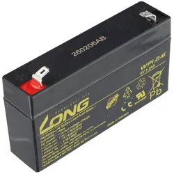 Kung Long WP1.2-6 Blei Akku 6 Volt 1.2Ah mit Faston 4,8mm Steckkontakt