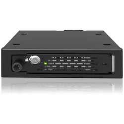 Icy Dock MB491V5K-B Speicherlaufwerksgehäuse SSD-Gehäuse Schwarz 2.5"