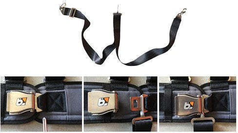 Strandsegler Blokart Disabled Harness - Complete XAC0103-17 Schwarz