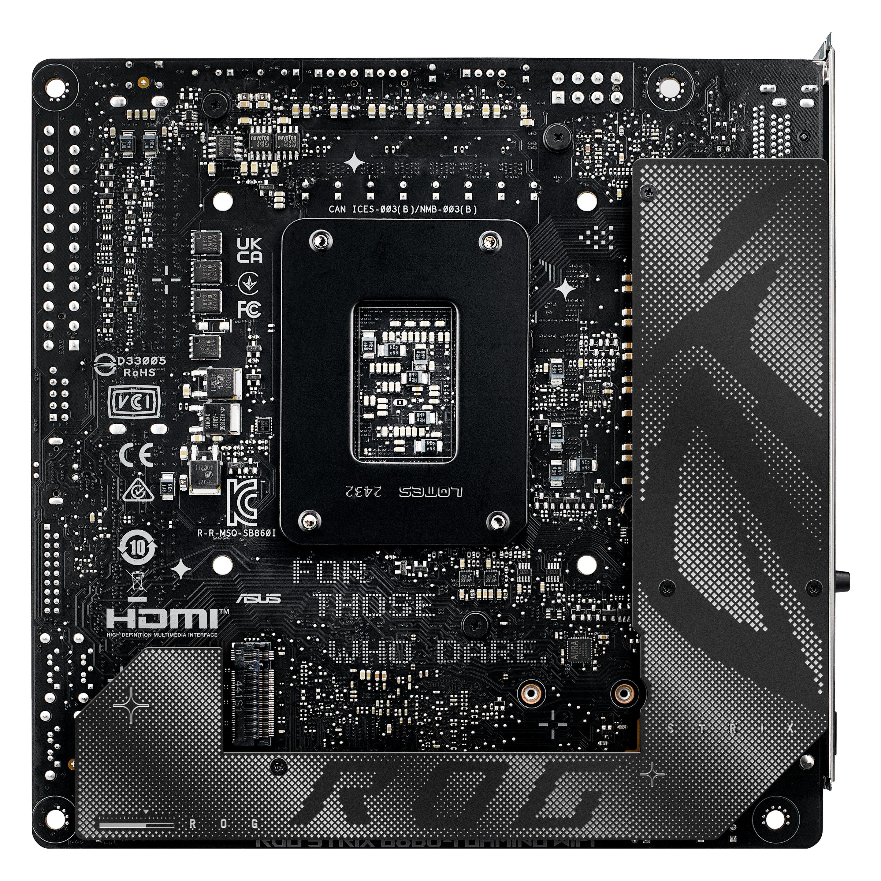 ASUS ROG STRIX B860-I GAMING WIFI (LGA 1851, Intel B860, Mini-ITX) (90MB1JB0-M0EAY0)