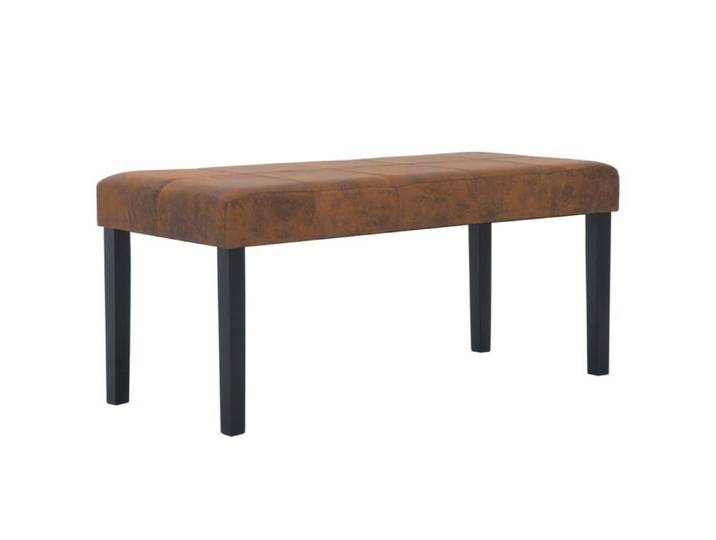Banc/Banquette - UU - 106 cm - Marron - Similicuir daim LL017197