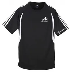Discho Tennis T-Shirt Fancy - schwarz/weiss M