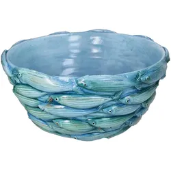 Fisch Schale blau 39 x 39 x18.5cm