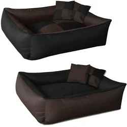 BedDog 2in1 Hundebett waschbar Hundekissen mit Rand Hundesofa