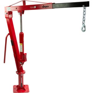 DEMA Werkstattkran DPK 1000, 24429, Ladekran, 450 kg Tragkraft, mit Standfuß & kappbar, Hubhöhe bis 180 cm