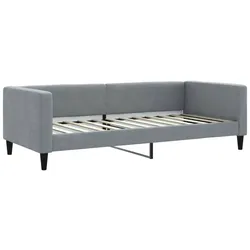 vidaXL Tagesbett Hellgrau 90x200 cm Stoff
