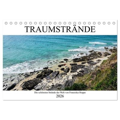 Traumstrände - die schönsten Strände der Welt (Tischkalender 2026 DIN A5 quer), CALVENDO Monatskalender