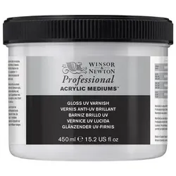 Winsor & Newton, Künstlerfarbe + Bastelfarbe, Acrylic gloss UV varnish 450ml (450 ml)