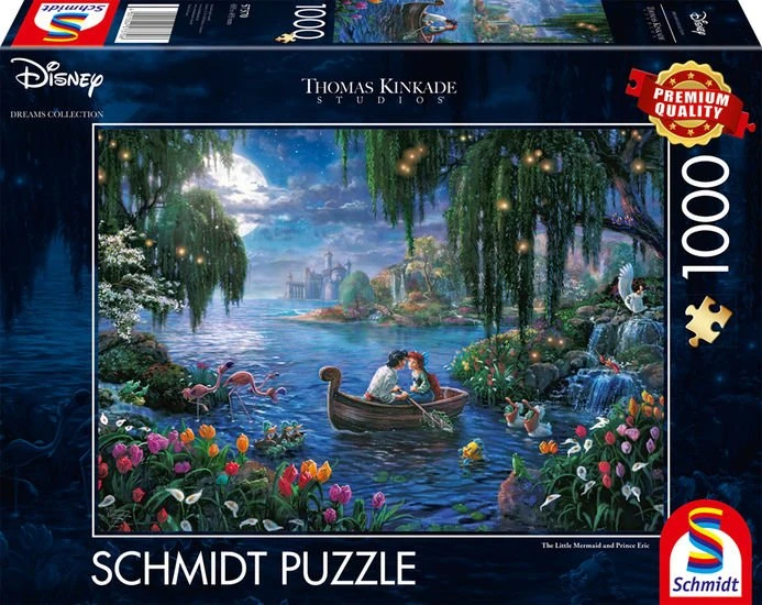 Schmidt Spiele Thomas Kinkade Studios: The Little Mermaid and Prince Eric (Disney Dreams Collections)
