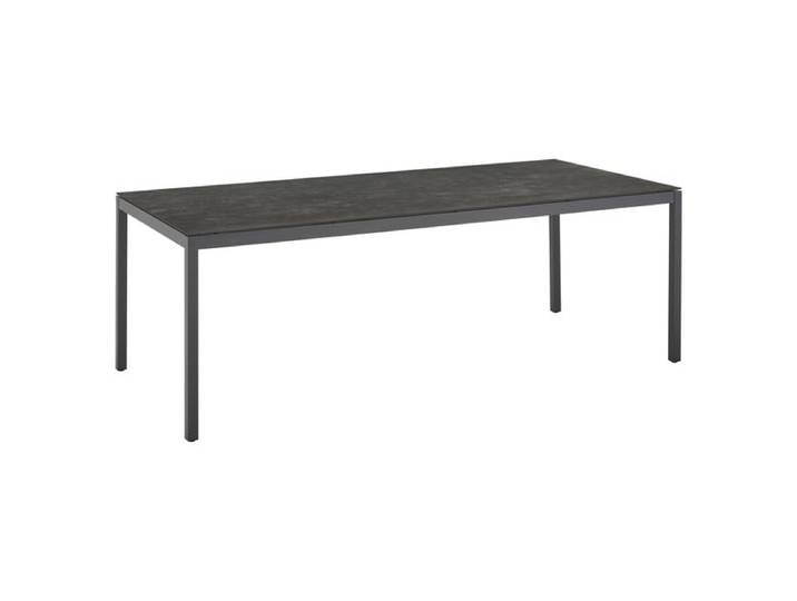 OUTLIV. Mia Gartentisch 220x100cm Aluminium/Keramik Dunkelgrau