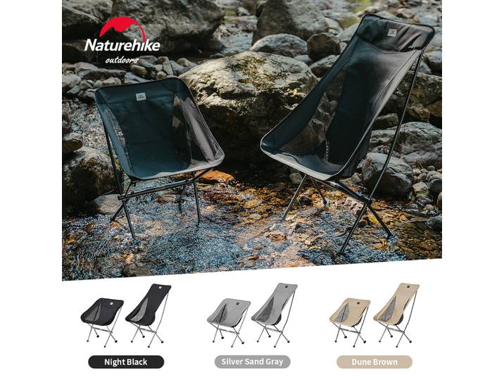 Natureifa-Chaise Lunaire de Camping Légère et Pliante, Chaise de Jardin, Imperméable, Durable, Pêche en Plein Air, Pique-Nique, Voyage, Relaxation, L04