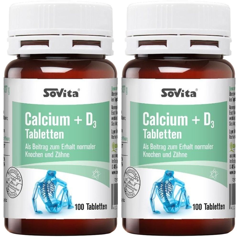 Sovita Care Calcium+D3 Tabletten 2x 2x100 St