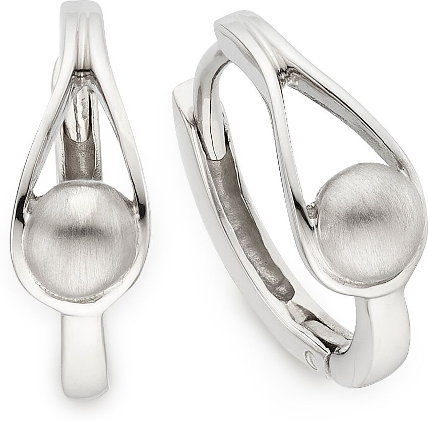 Paar Creolen FIRETTI "Schmuck, Geschenk, Creolen Silber rhodiniert", silber (silberfarben), Ohrringe, Damen, 14mm, Silber 925 (Sterlingsilber)