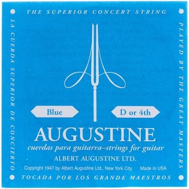 Augustine D-4 String Blue Label