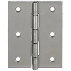 Vormann Scharnier 10502 H.50mm B.39mm S.1,0mm VA gerollt,halbbreit