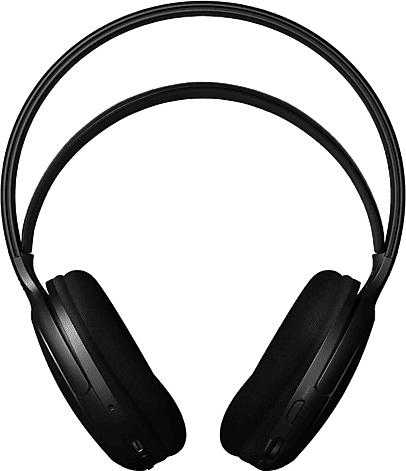 REACONDICIONADO Seminuevo Muy bueno Auriculares inalámbricos - Philips SHC3200/12, Supraaurales, Hasta 25 horas, Alcance 30m, Negro